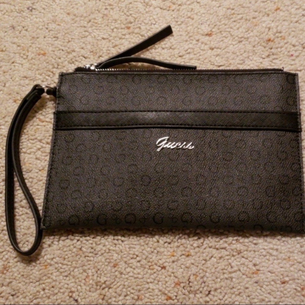 Guess Black Wristlet! EUC